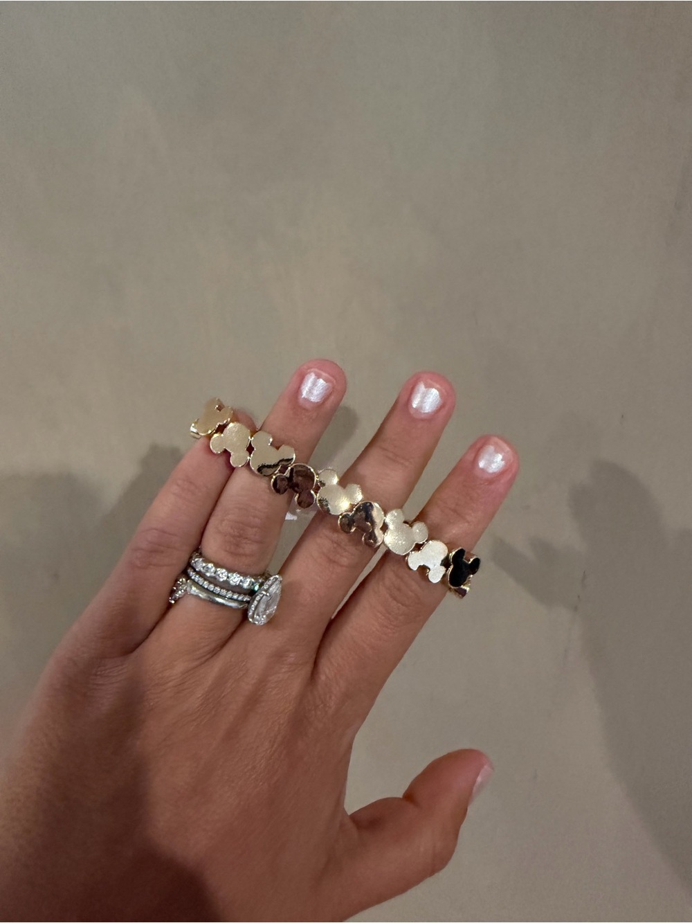 Disney gold Mickey bracelet